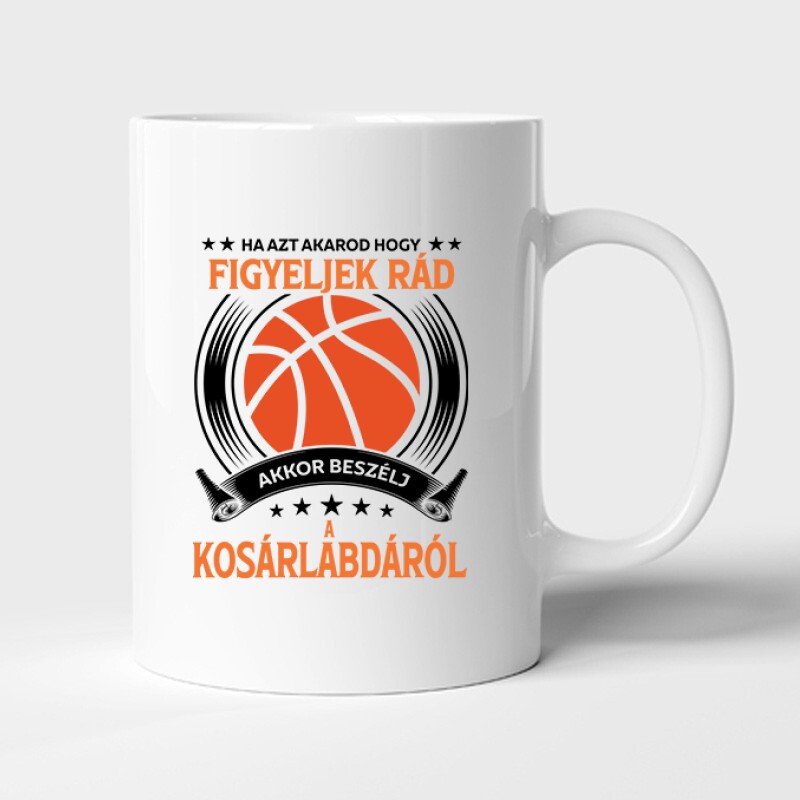 Beszélj a kosárlabdáról Bögre