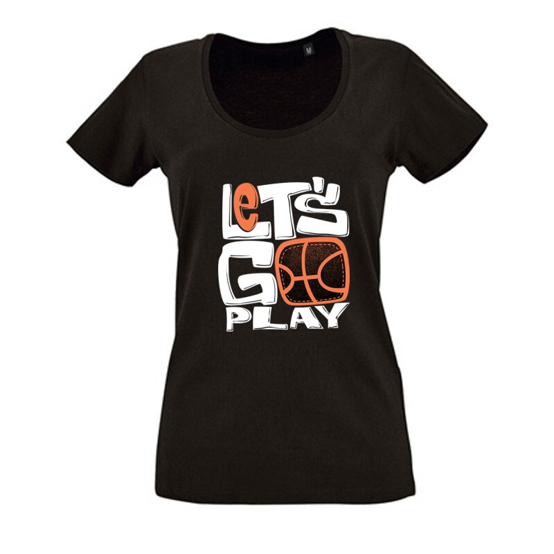 Let's Go Play Női O Nyakú Póló