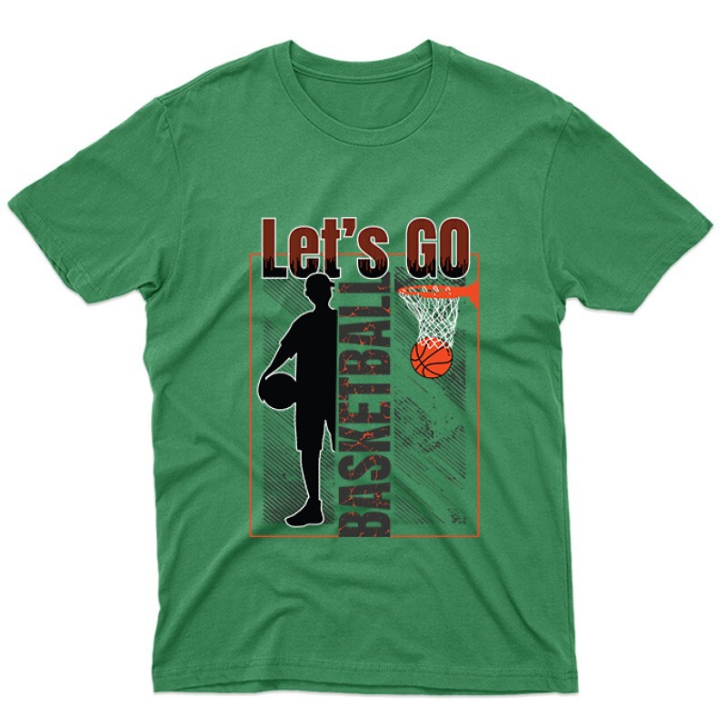 Let's Go Basketball Unisex Póló