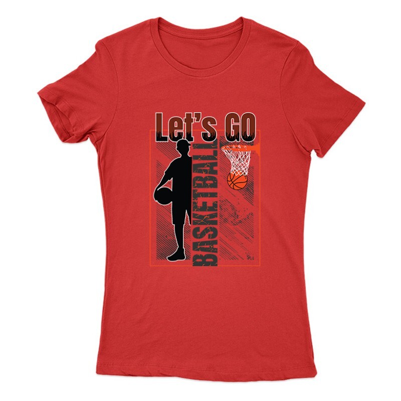 Let's Go Basketball Női Póló