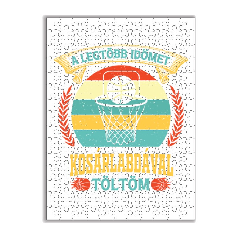 A legtöbb időmet kosárlabda Puzzle