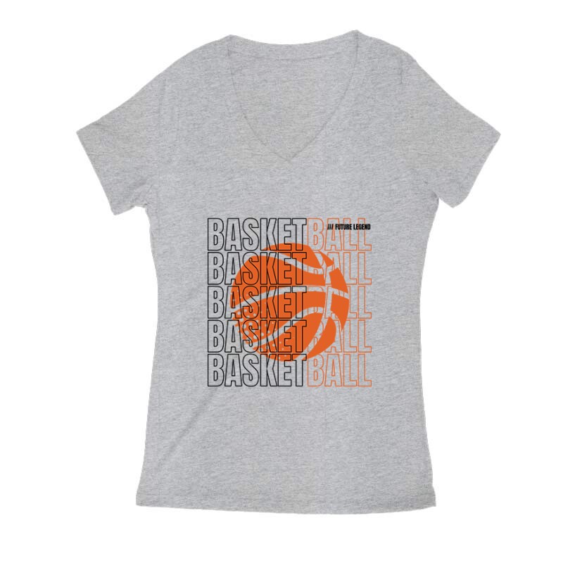 Future Legend Basketball Női V Kivágott póló