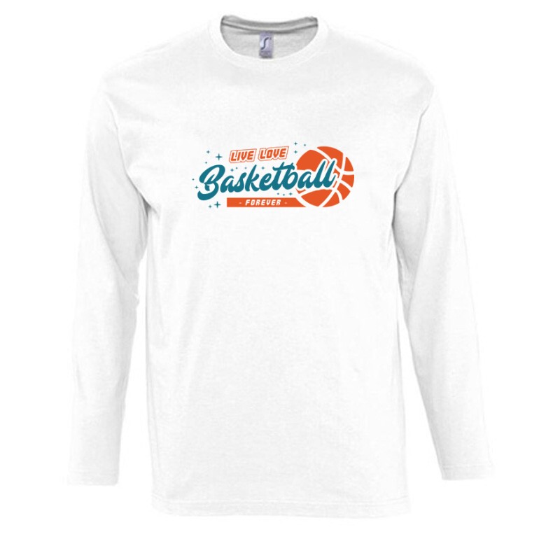 Live Love Basketball Hosszú Ujjú Póló