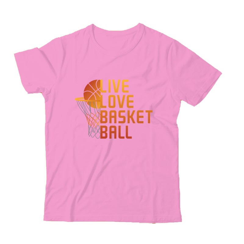 Live Love Basketball_2 Gyermek Póló