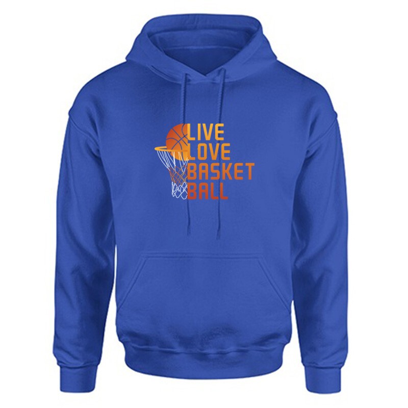 Live Love Basketball_2 Unisex Kapucnis Pulcsi