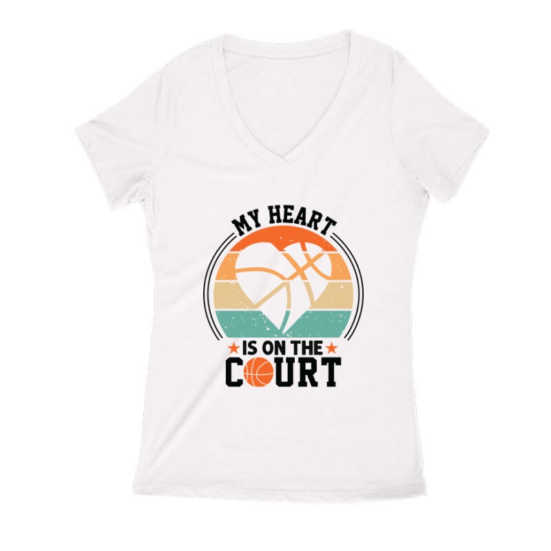 My Heart Kosárlabda Női V Kivágott póló