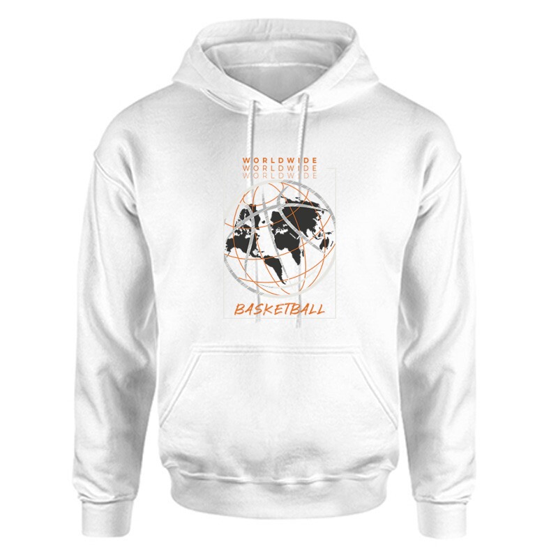 Worldwide basketball Unisex Kapucnis Pulcsi