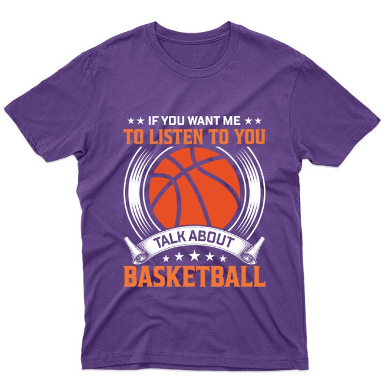 Talk about Basketball Unisex Póló