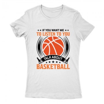 Talk about Basketball Női Póló