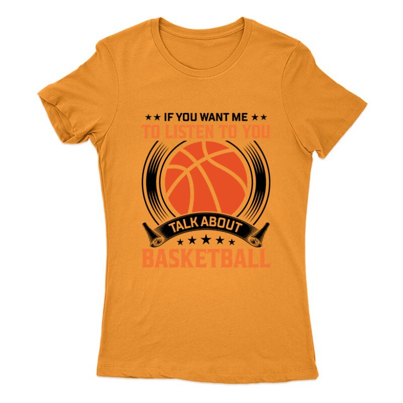Talk about Basketball Női Póló