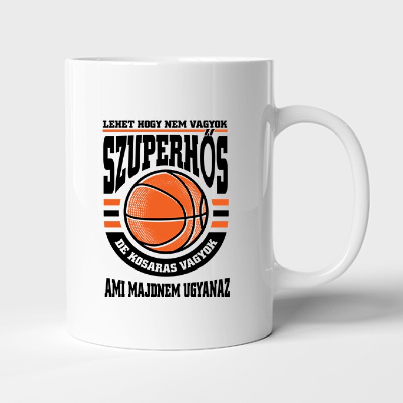 Szuperhős kosaras Bögre