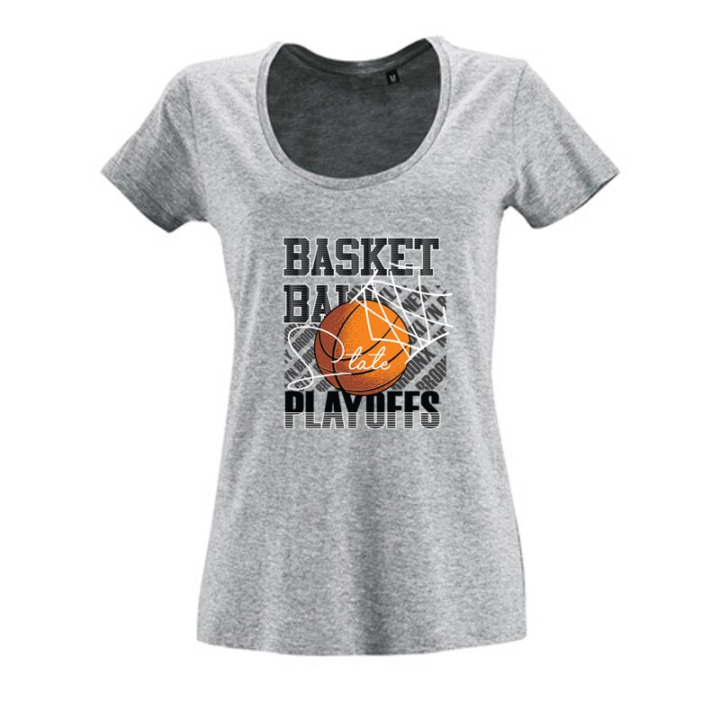 Basketball Play offs Női O Nyakú Póló