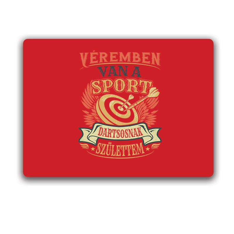 Véremben van a sport (darts) Egérpad