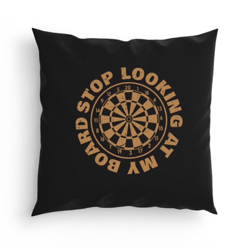 Stop looking at my board Párna