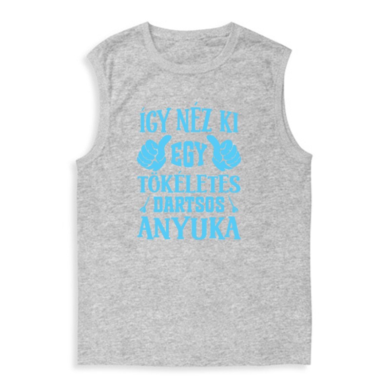 Tökéletes dartsos anyuka Férfi Trikó