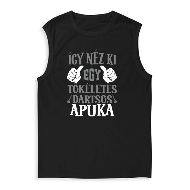 Tökéletes dartsos apuka Férfi Trikó