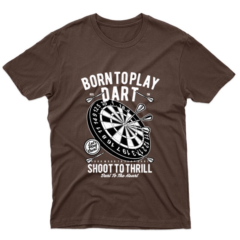 Born to play darts Unisex Póló