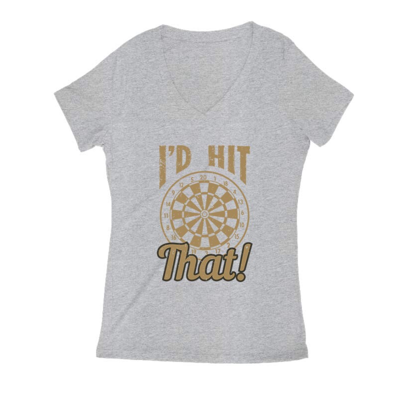 I'd hit that Női V Kivágott póló