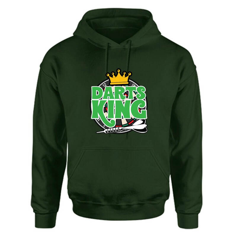 Darts King Unisex Kapucnis Pulcsi