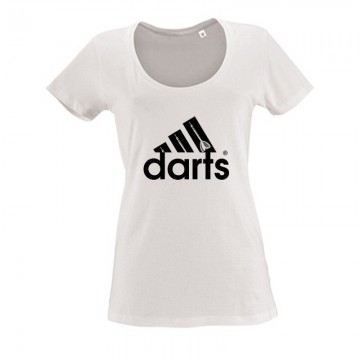 Darts Felirat Női O Nyakú Póló