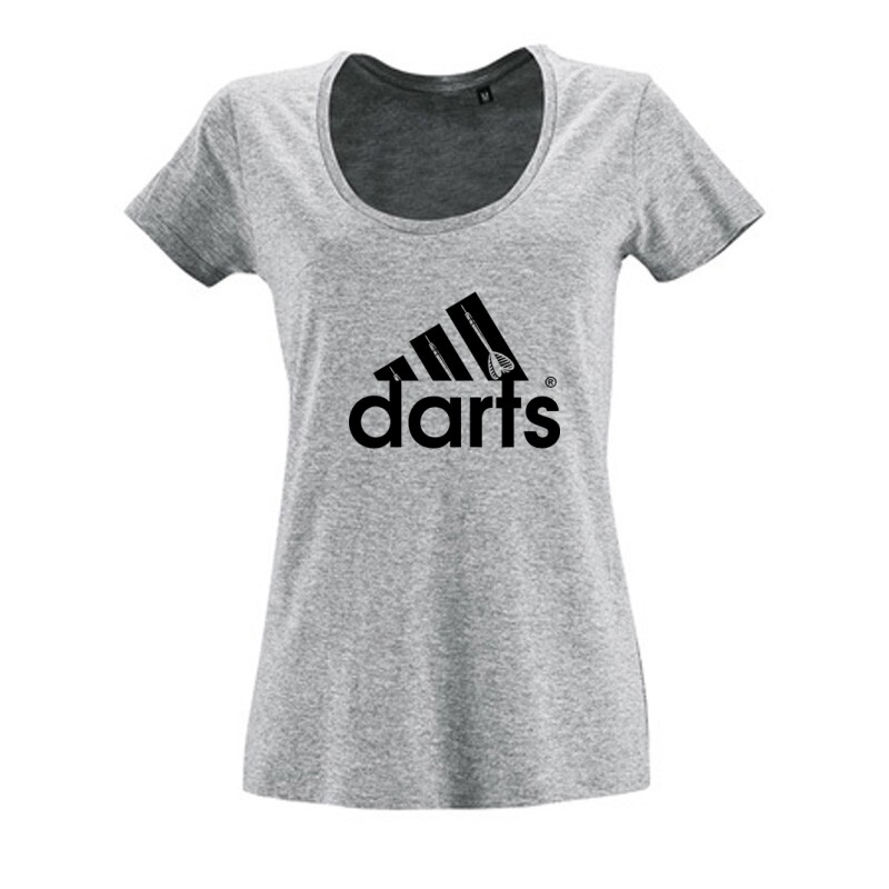 Darts Felirat Női O Nyakú Póló