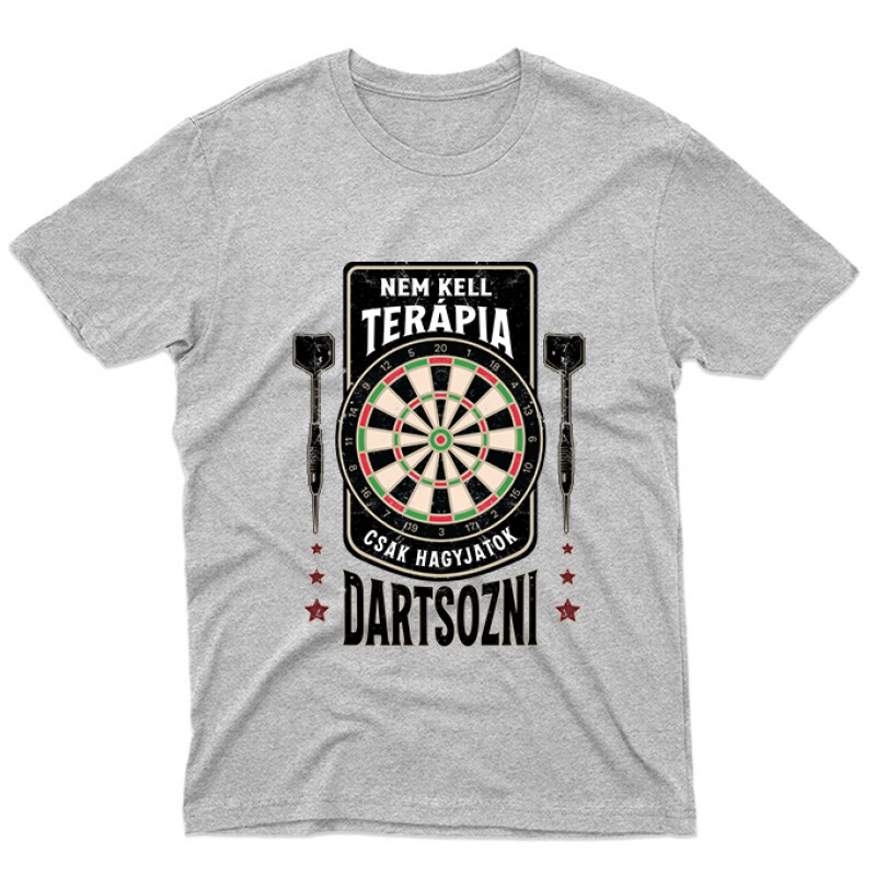 Nem kell terápia - darts Unisex Póló