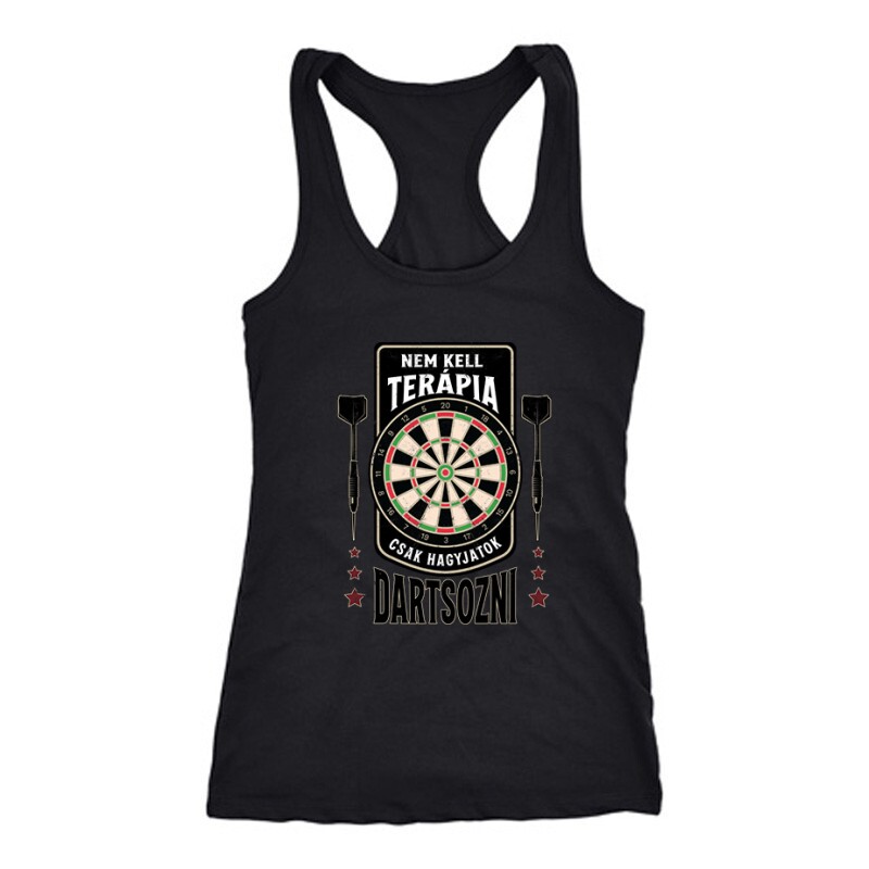 Nem kell terápia - darts Női Trikó
