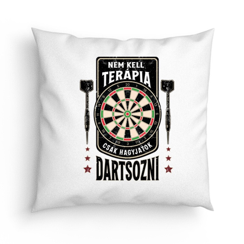 Nem kell terápia - darts Párna