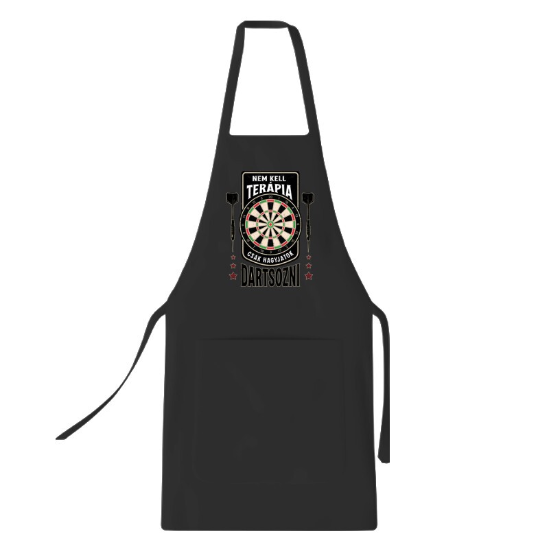 Nem kell terápia - darts Kötény