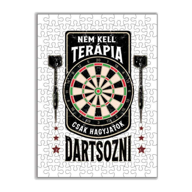 Nem kell terápia - darts Puzzle