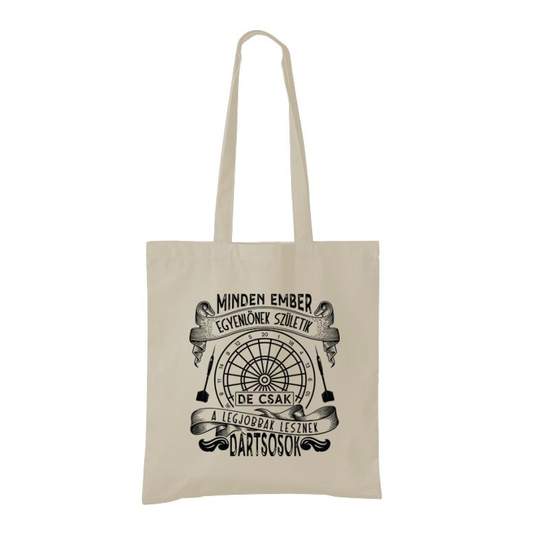 Minden ember egyenlőnek születik - darts Bevásárló Táska