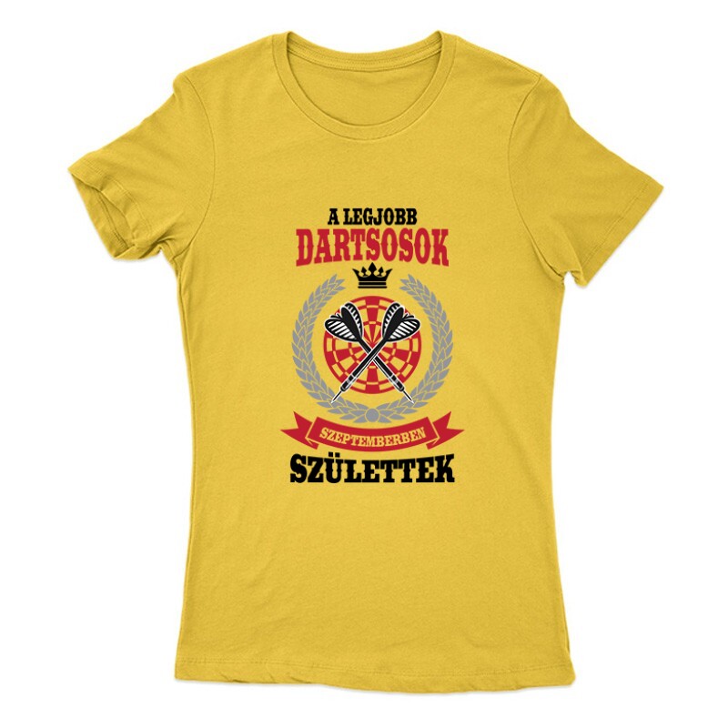 A legjobb dartsosok szeptemberben születtek Női Póló