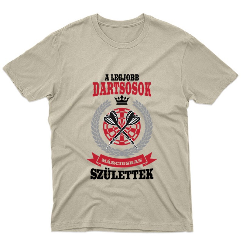 A legjobb dartsosok márciusban születtek Unisex Póló
