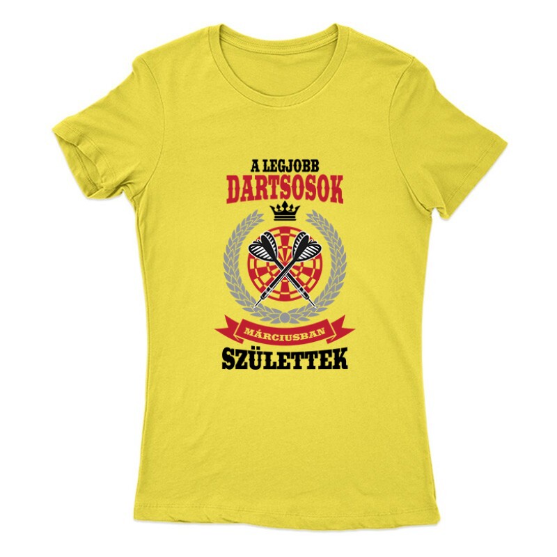 A legjobb dartsosok márciusban születtek Női Póló