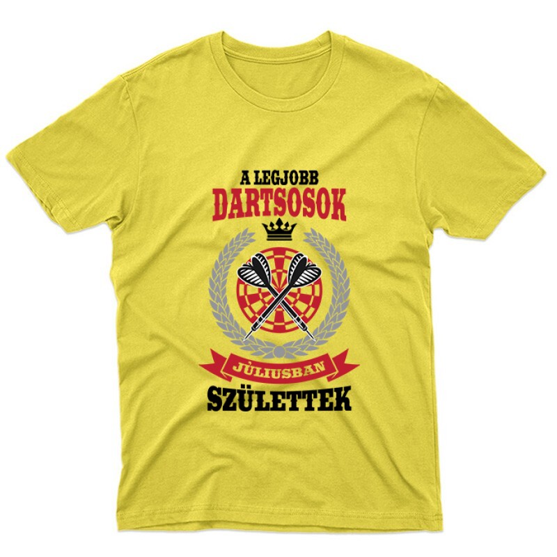 A legjobb dartsosok júliusban születtek Unisex Póló