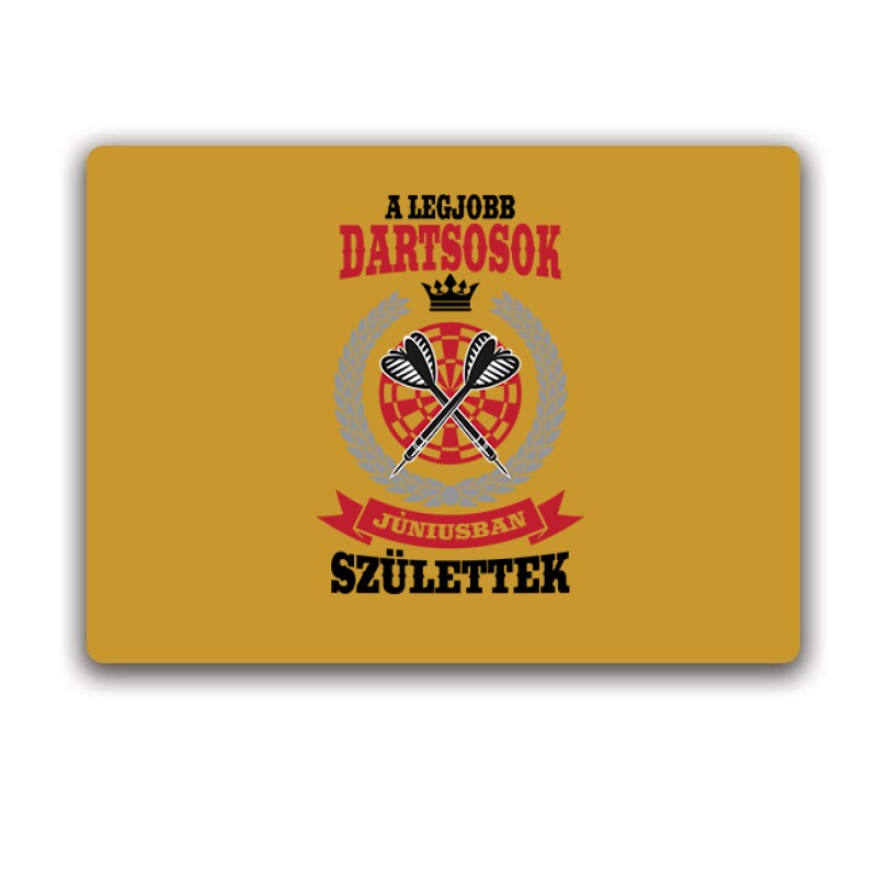 A legjobb dartsosok júniusban születtek Egérpad