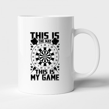 This is my game - darts Bögre