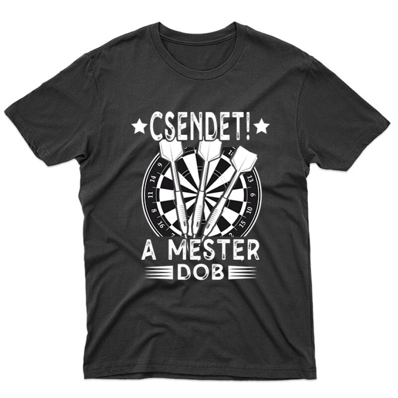 Csendet! A mester dob Unisex Póló