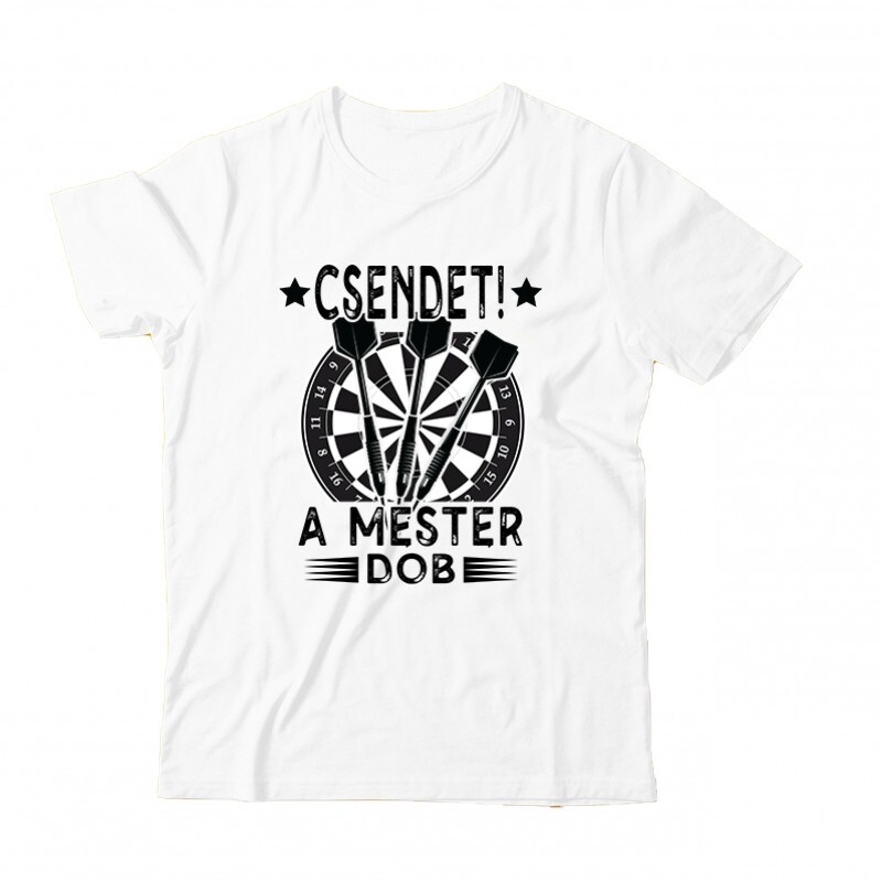 Csendet! A mester dob Gyermek Póló