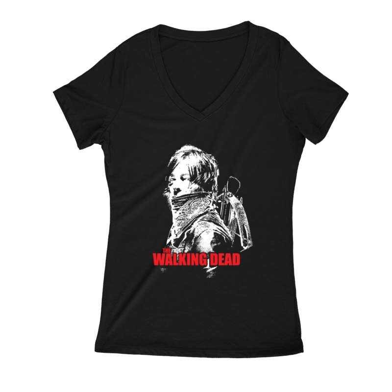 Daryl Dixon Női V Kivágott póló