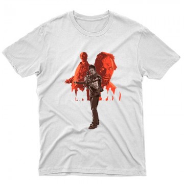 Daryl with zombie Unisex Póló
