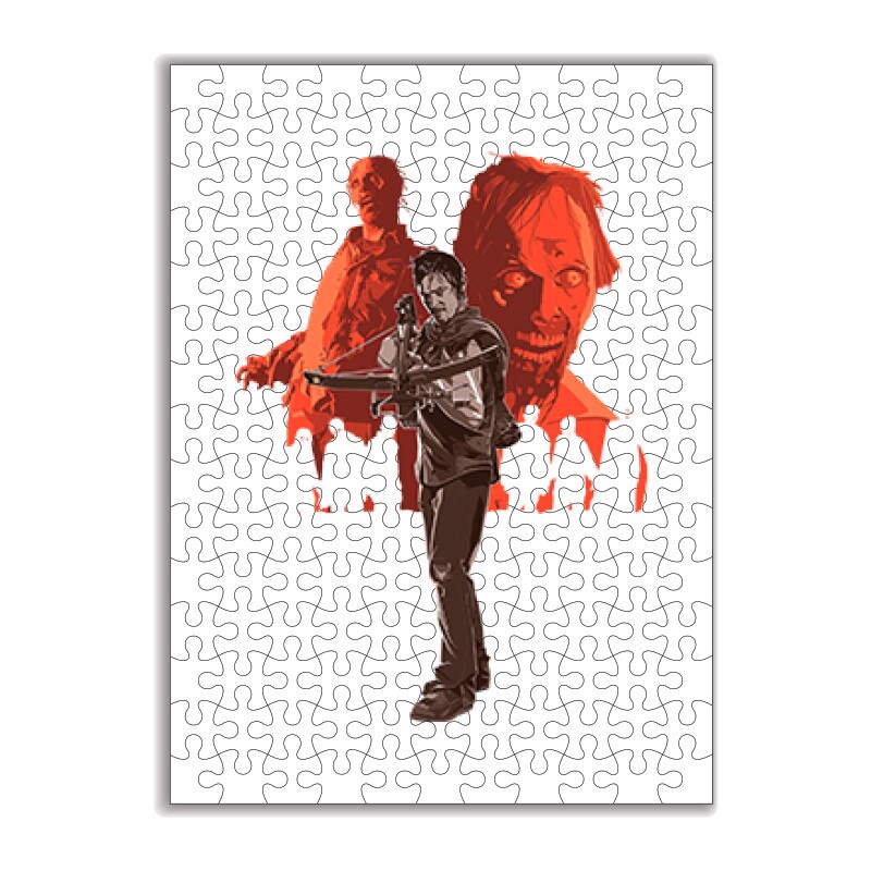 Daryl with zombie Puzzle