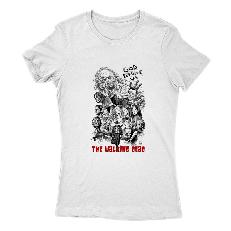 God Forgive Us Női Póló