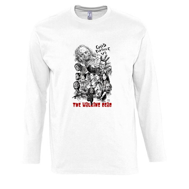 God Forgive Us Hosszú Ujjú Póló