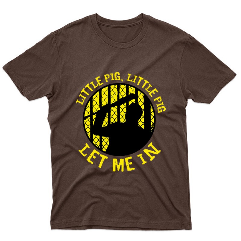 Little pig Walking dead Unisex Póló