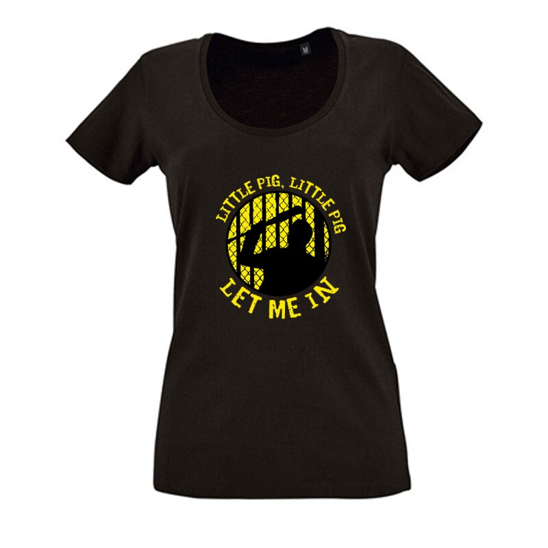 Little pig Walking dead Női O Nyakú Póló