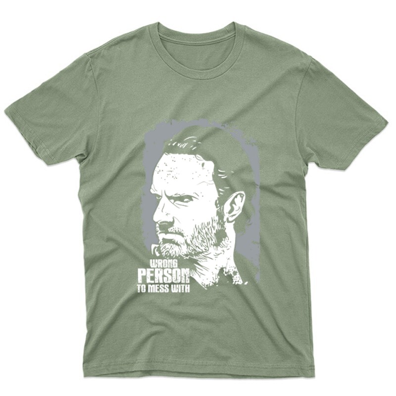 Wrong Person To Mess With Walking dead Unisex Póló