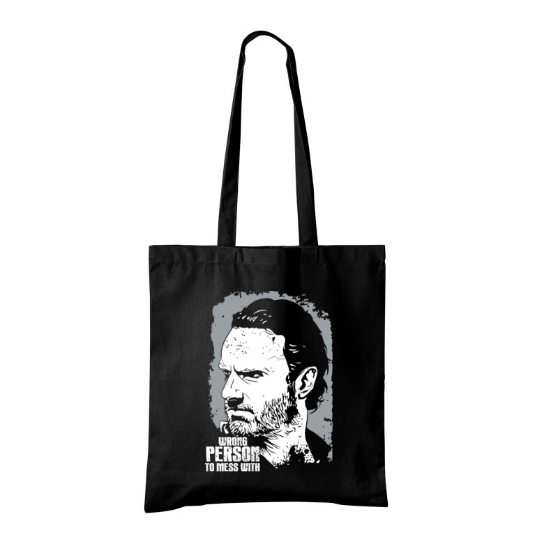 Wrong Person To Mess With Walking dead Bevásárló Táska