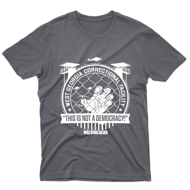 Not a Democracy - Walking dead Unisex Póló