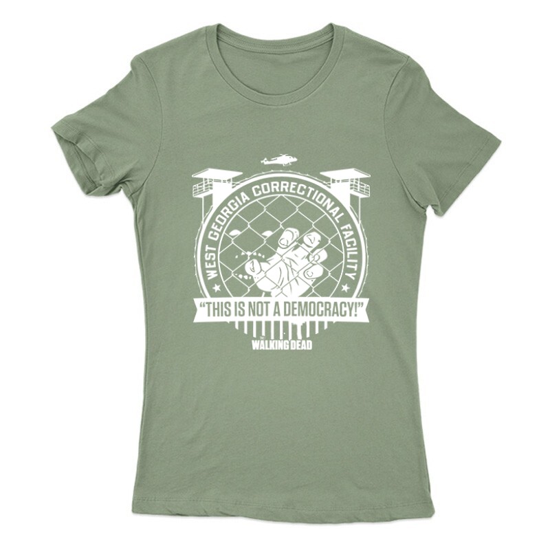 Not a Democracy - Walking dead Női Póló